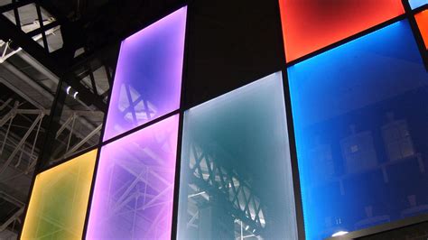 led illuminated glass panels.